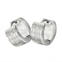 New fashion stainless steel silver / Gold Two Tone Plated stud earring